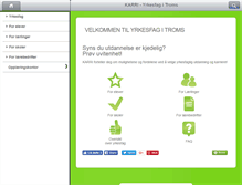Tablet Screenshot of karri.no